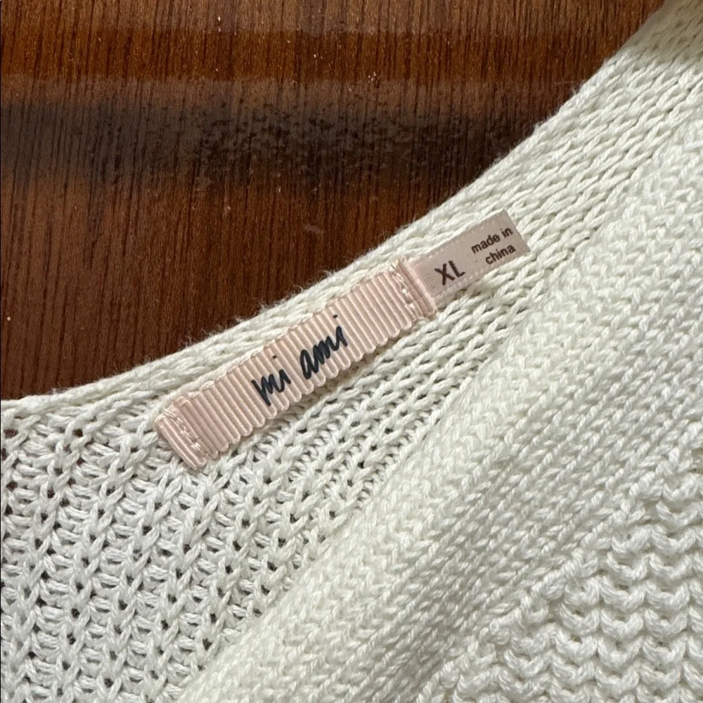 Cream Button-Up Cardigan - Picture 2 of 7
